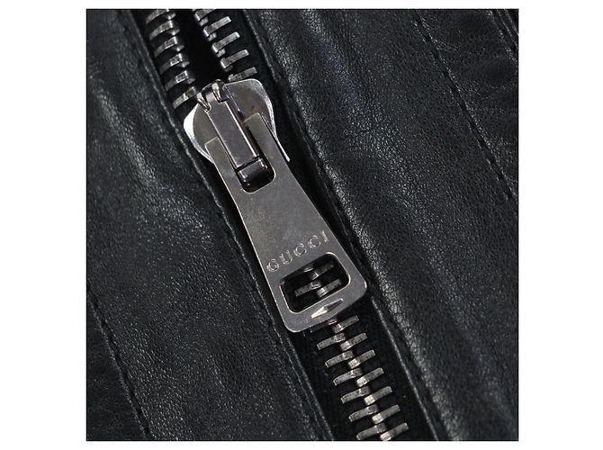 Blouson in pelle GUCCI Shelly Line Web Line Tom Ford - vista 7