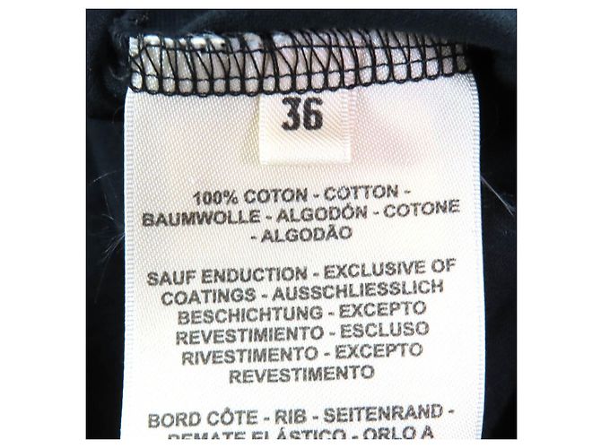 Camiseta de algodón Hermès Do RE BOUCLES 36 - vista 6