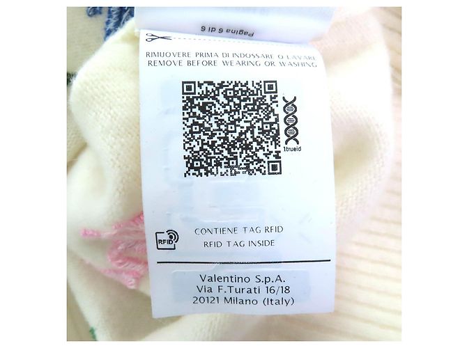 Strickpullover aus Wolle und Kaschmir mit besticktem Valentino-Logo - Ansicht 11