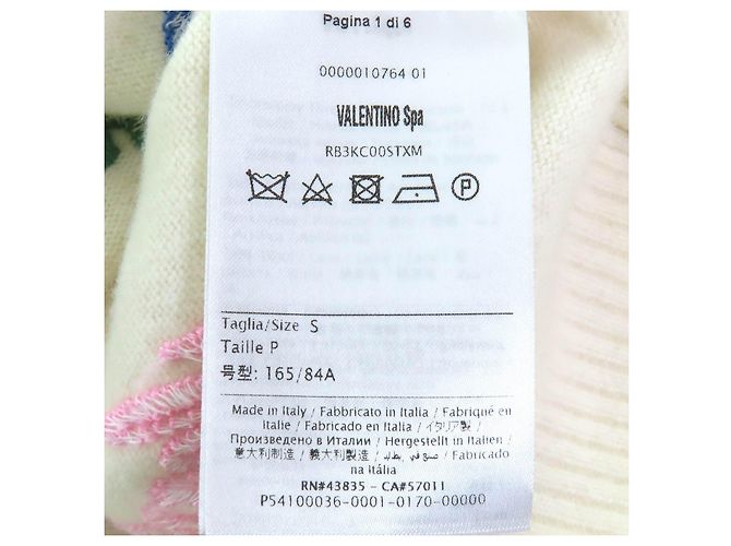 Strickpullover aus Wolle und Kaschmir mit besticktem Valentino-Logo - Ansicht 7