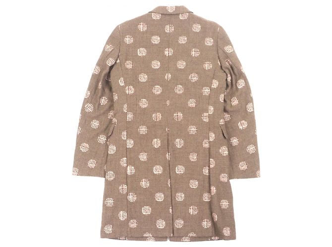 COMME des GARCONS HOMME PLUS Abrigo Chester de lana y alpaca - vista 3