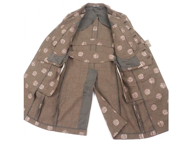 COMME des GARCONS HOMME PLUS Abrigo Chester de lana y alpaca - vista 5