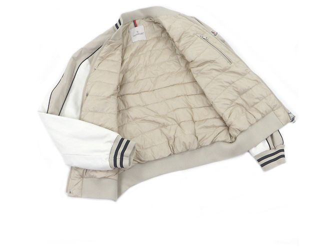 MONCLER DETIAN GIUBBOTTO Lambskin Sleeve Polyester Down Jacket - view 3