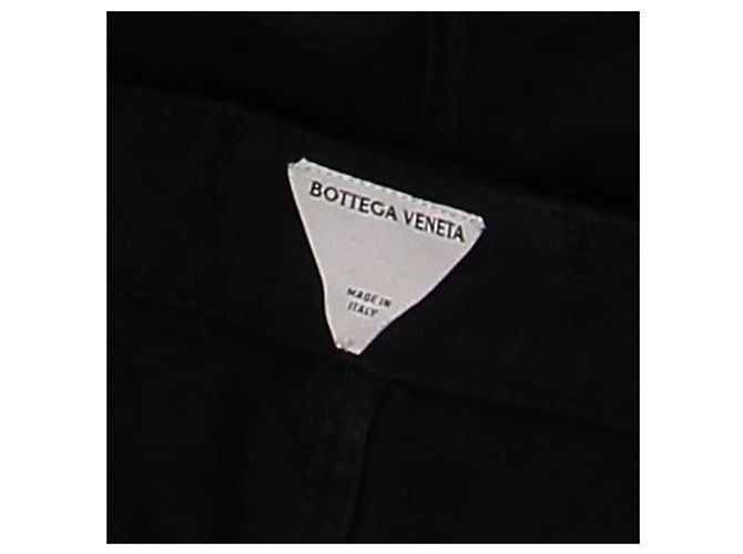 Bottega Veneta Calças largas pretas com cinto - vista 6