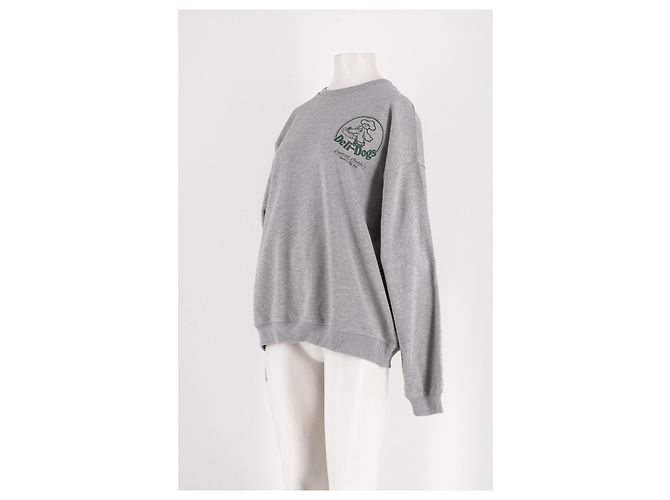 Autre Marque DAMSON MADDER Baumwollpullover Grau - Ansicht 4