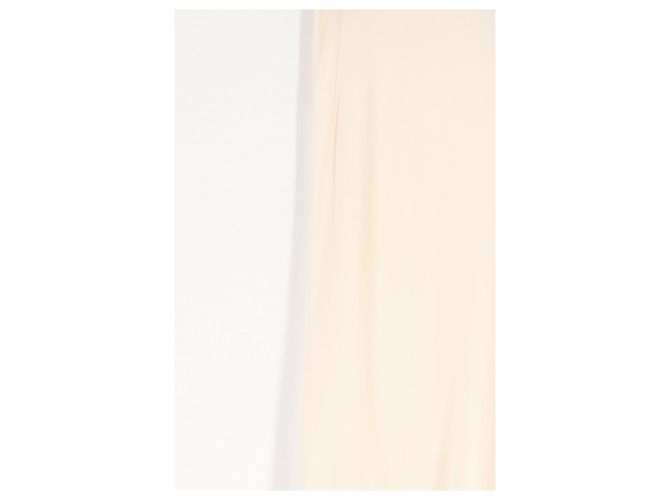 Autre Marque Falda larga de seda beige con encaje Hayley Menzies - vista 4