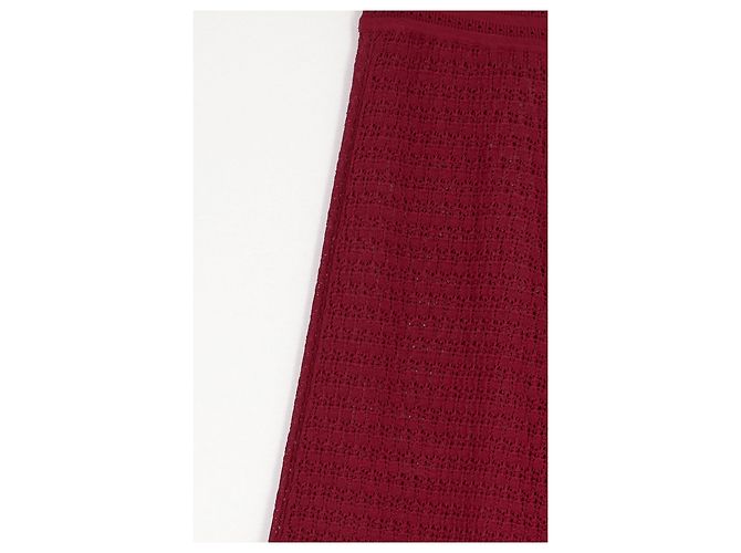 Eric Bompard Pantalon en coton rouge - view 4