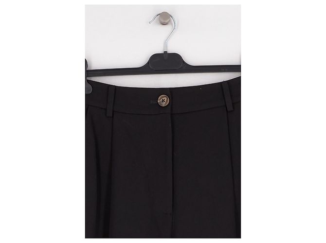 Autre Marque FLORERE Weite schwarze Hose - Ansicht 3