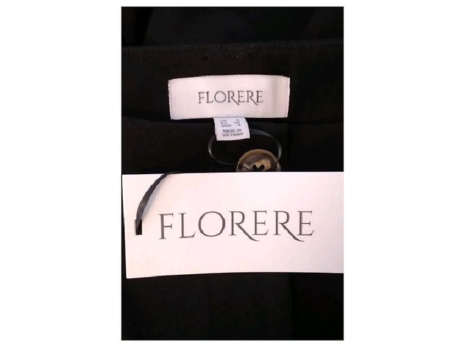 Autre Marque FLORERE Weite schwarze Hose - Ansicht 5