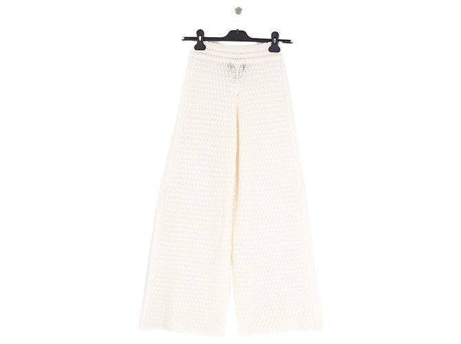 Eric Bompard Pantalon en coton blanc - view 2