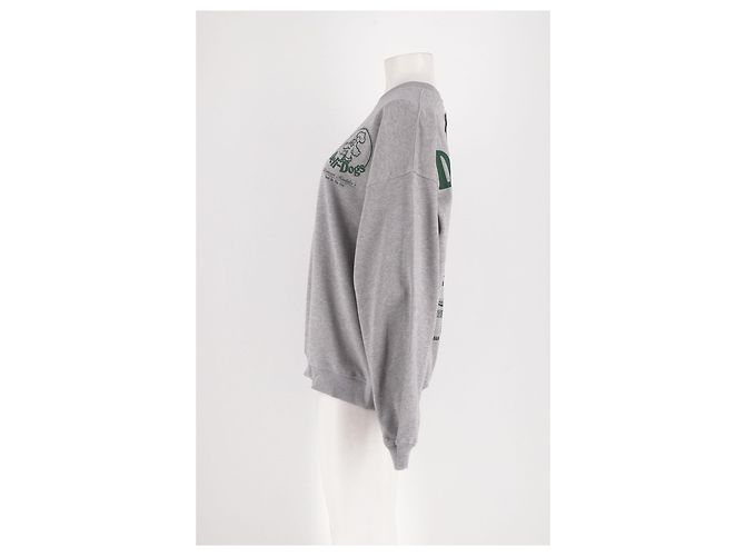 Autre Marque DAMSON MADDER Baumwollpullover Grau - Ansicht 3