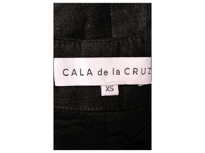 Autre Marque Top de lino negro CALA DE LA CRUZ - vista 5