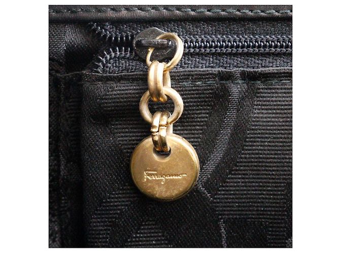 Borsa 2way Salvatore Ferragamo Vara Ribbon in vitello - vista 14