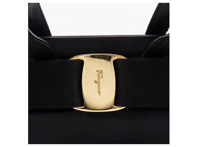 Borsa 2way Salvatore Ferragamo Vara Ribbon in vitello - vista 15