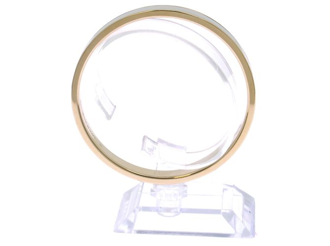 Miu Miu Bracelete branco e dourado - vista 4