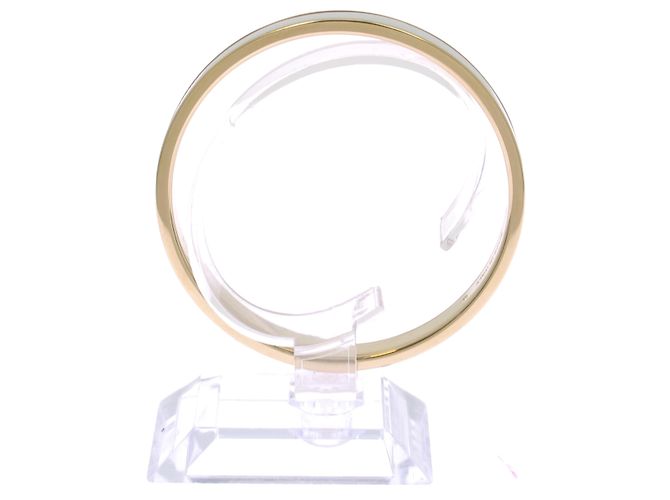Miu Miu Bracelete branco e dourado - vista 5