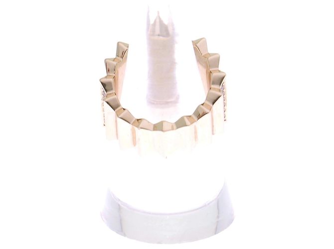 Bague APM Monaco Up and Down Dorée - vue 3