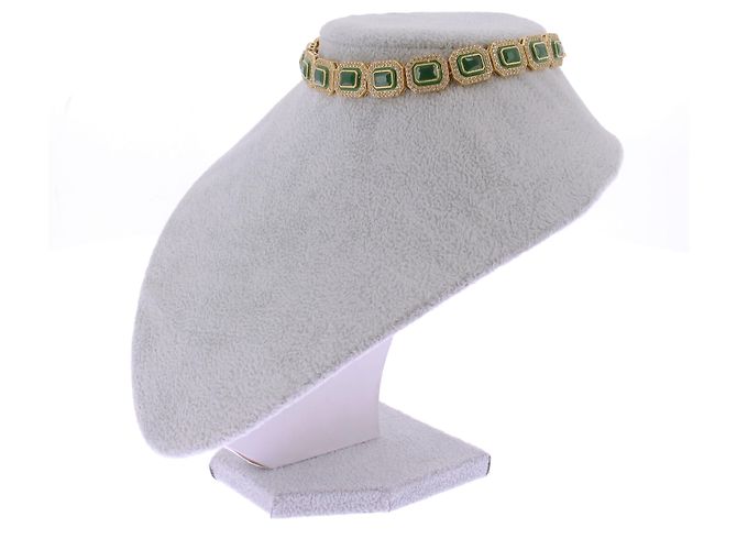 Autre Marque Sharnee Choker Opuline Grün - Ansicht 2