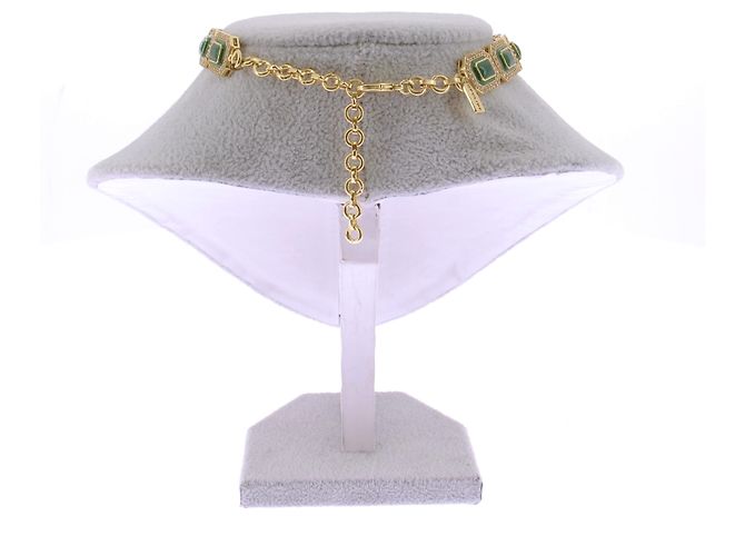 Autre Marque Sharnee Choker Opuline Grün - Ansicht 3