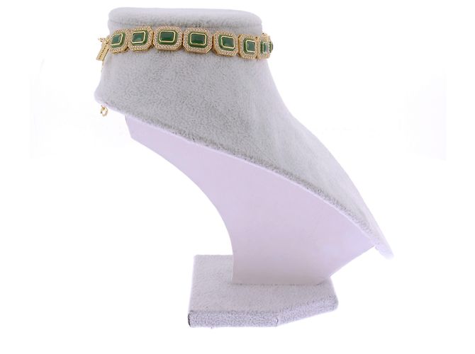 Autre Marque Sharnee Choker Opuline Grün - Ansicht 4