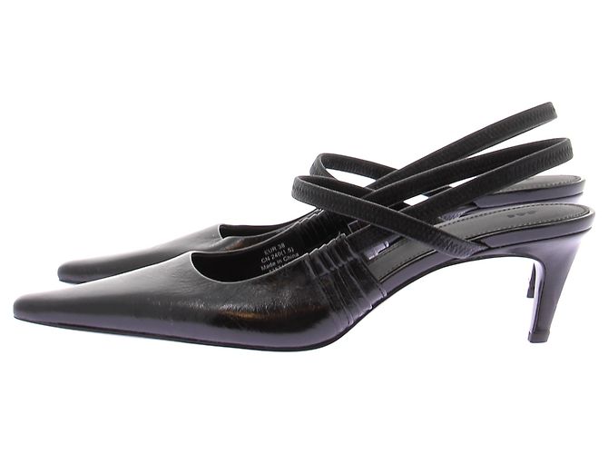 Cos Schwarze Pumps aus Vinyl - Ansicht 2