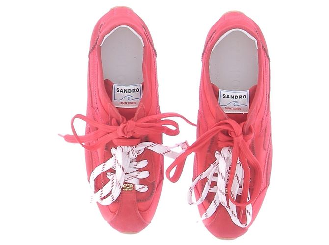 Sandro Sneakers Light Wave mix matières - vista 4