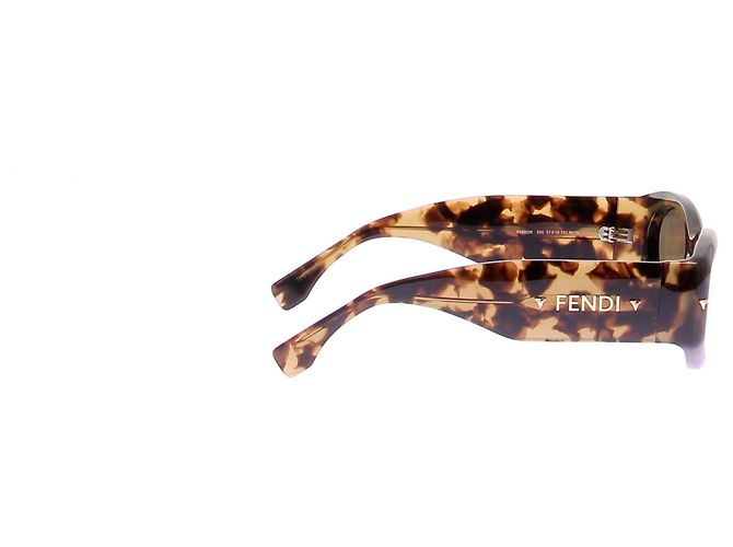 Fendi Sonnenbrille Schildpatt Braun Kunststoff - Ansicht 4