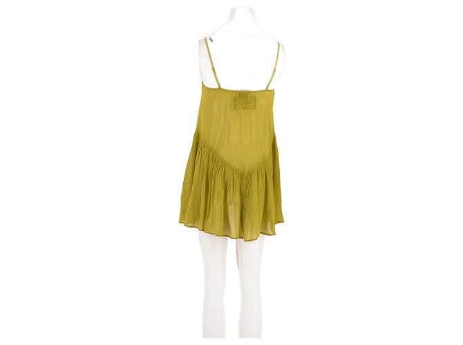 Autre Marque DAMSON MADDER Grünes kurzes Kleid aus Viscose - Ansicht 2