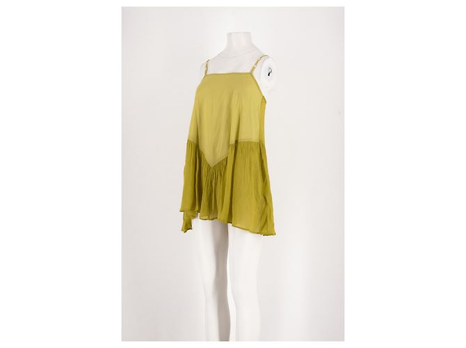 Autre Marque DAMSON MADDER Grünes kurzes Kleid aus Viscose - Ansicht 4