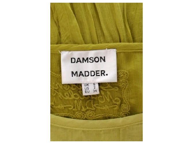 Autre Marque DAMSON MADDER Grünes kurzes Kleid aus Viscose - Ansicht 7