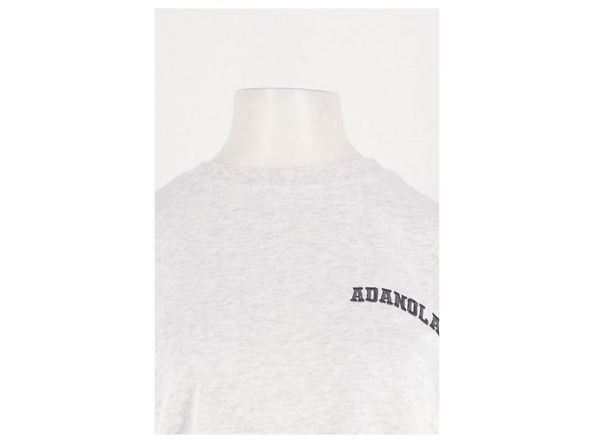 Autre Marque ADANOLA Grauer Baumwollpullover mit Logo - Ansicht 5