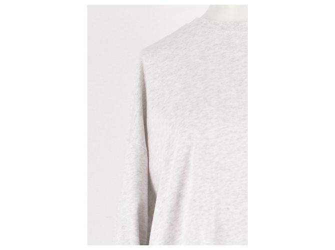Autre Marque ADANOLA Grauer Baumwollpullover mit Logo - Ansicht 6