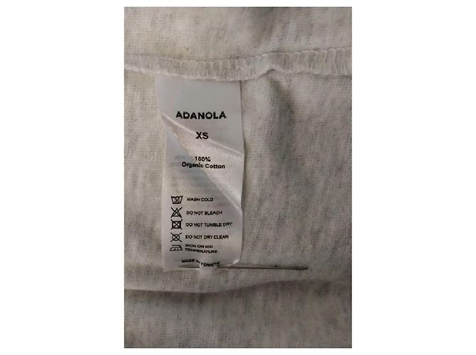 Autre Marque ADANOLA Grauer Baumwollpullover mit Logo - Ansicht 8