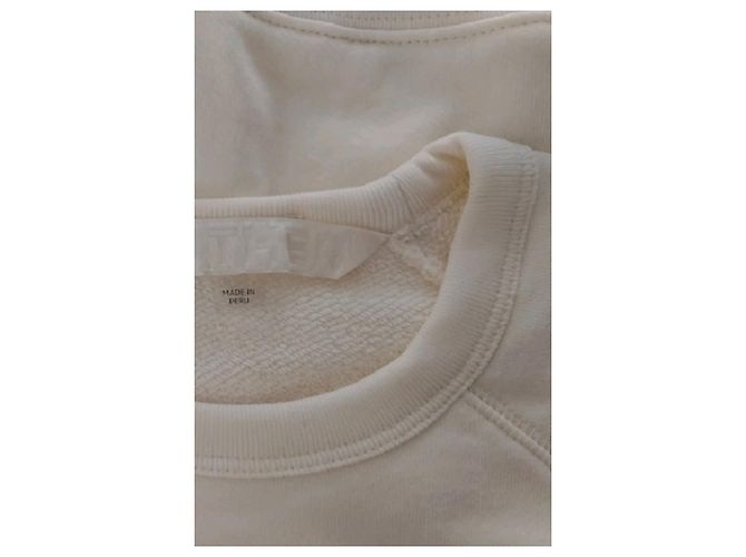 Mother Weißer Baumwoll-Sweatshirt mit Stickerei - Ansicht 7