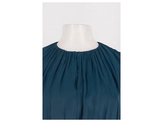 Autre Marque Vestido largo azul FLORERE - vista 5