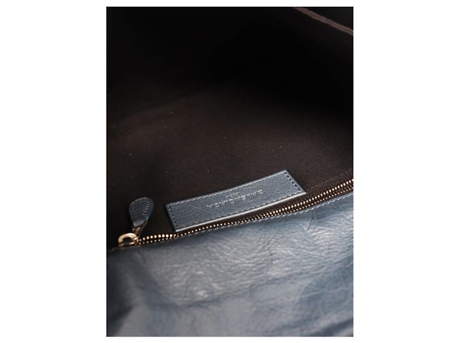 Balenciaga Borsa a tracolla Envelope blu - vista 6