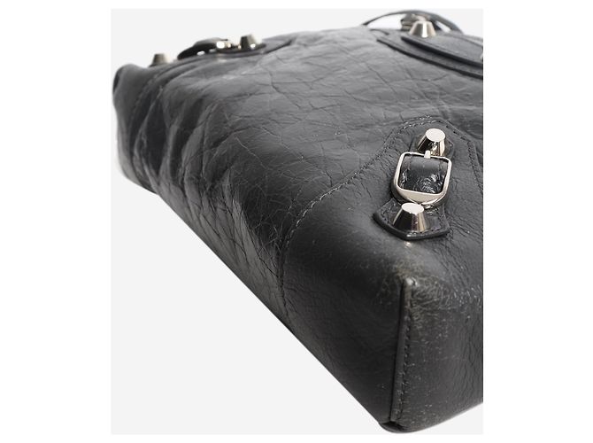 Balenciaga Bolsa tiracolo Grey Classic Reporter - vista 5