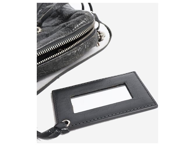 Balenciaga Bolsa tiracolo Grey Classic Reporter - vista 7
