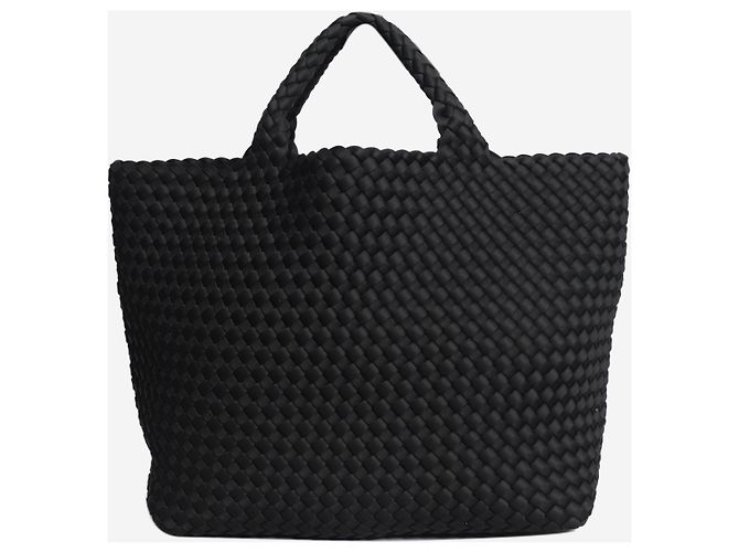 Autre Marque St Barths gewebte Tote mittel Onyx - Ansicht 4