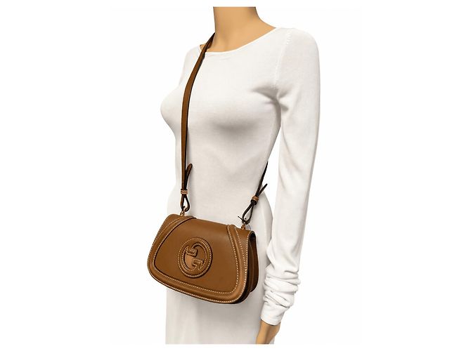 Gucci Bolso de hombro Blondie pequeño marrón - vista 2