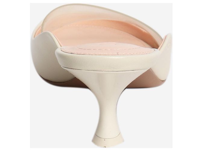 Chloé Mules de tacón Junie marfil suave - size EU 37 - vista 3