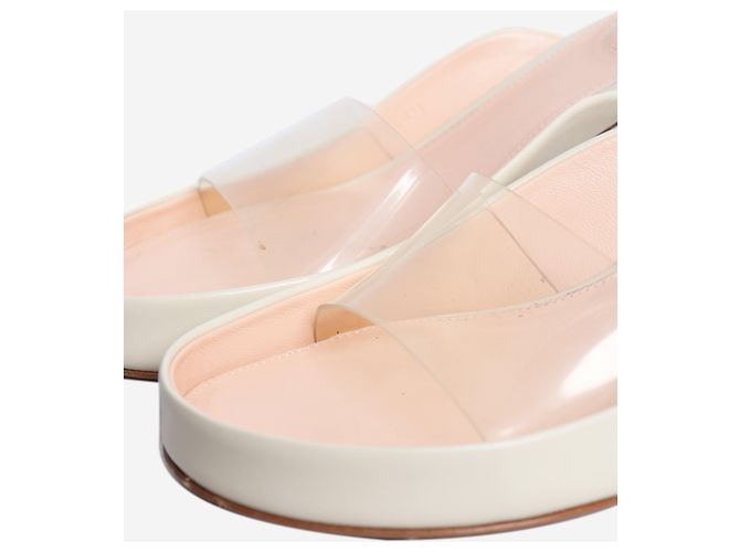 Chloé Mules de tacón Junie marfil suave - size EU 37 - vista 5