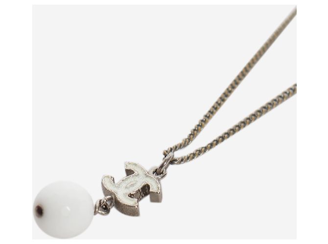 Chanel Colar Silver Coco Mark B10A - vista 2