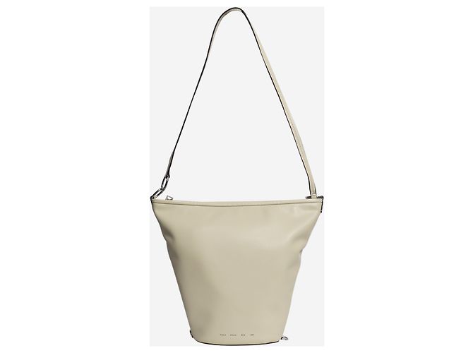 Proenza Schouler Borsa a secchiello in pelle crema - vista 2