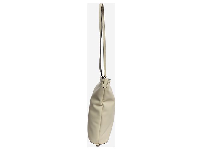 Proenza Schouler Borsa a secchiello in pelle crema - vista 3