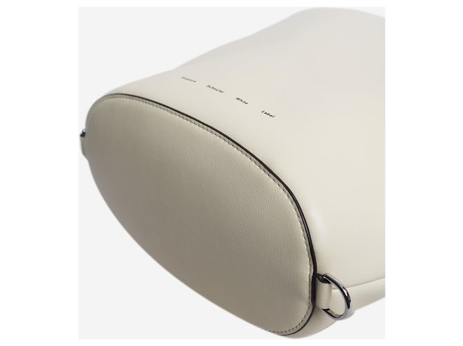 Proenza Schouler Borsa a secchiello in pelle crema - vista 5