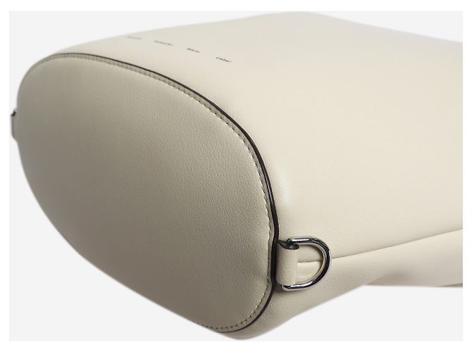 Proenza Schouler Borsa a secchiello in pelle crema - vista 6