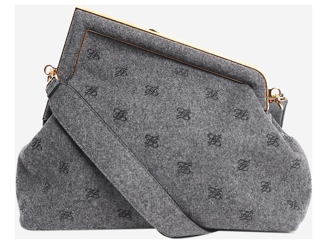 Fendi Sac à épaule First gris - vue 3
