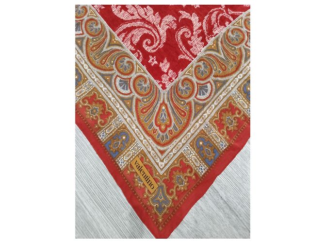 Foulard Valentino Rosso Stampato - vista 5