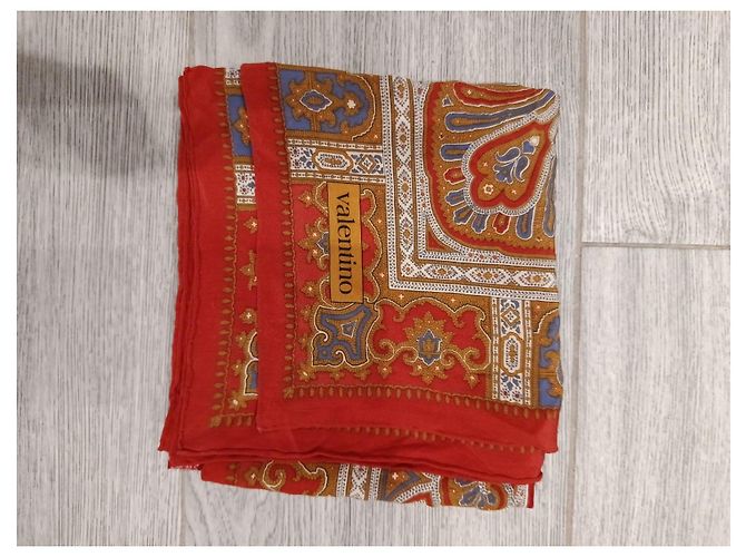 Foulard Valentino Rosso Stampato - vista 9
